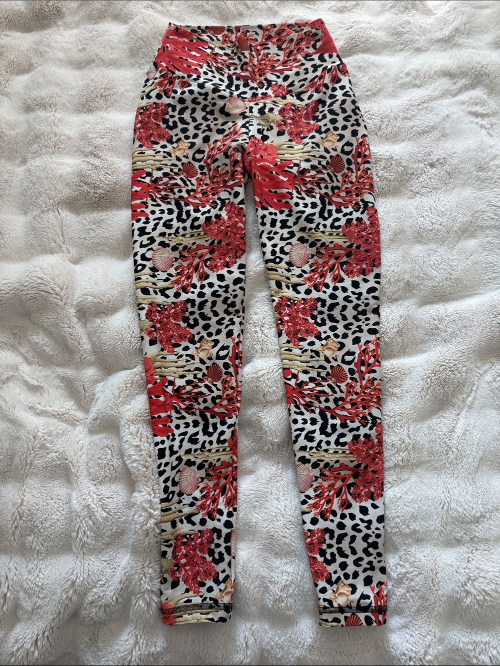 CLS sportswear- High-Rise Floral & marine leopard print Leggings